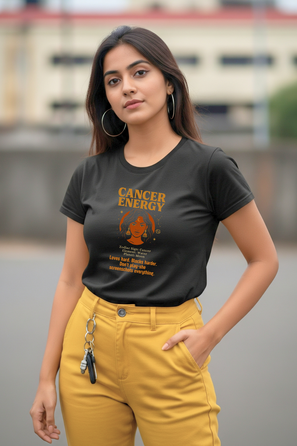 Cancer Energy Women’s T-shirt | Trendy Zodiac Tee