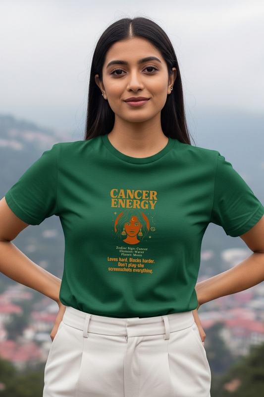 Cancer Energy Women’s T-shirt | Trendy Zodiac Tee