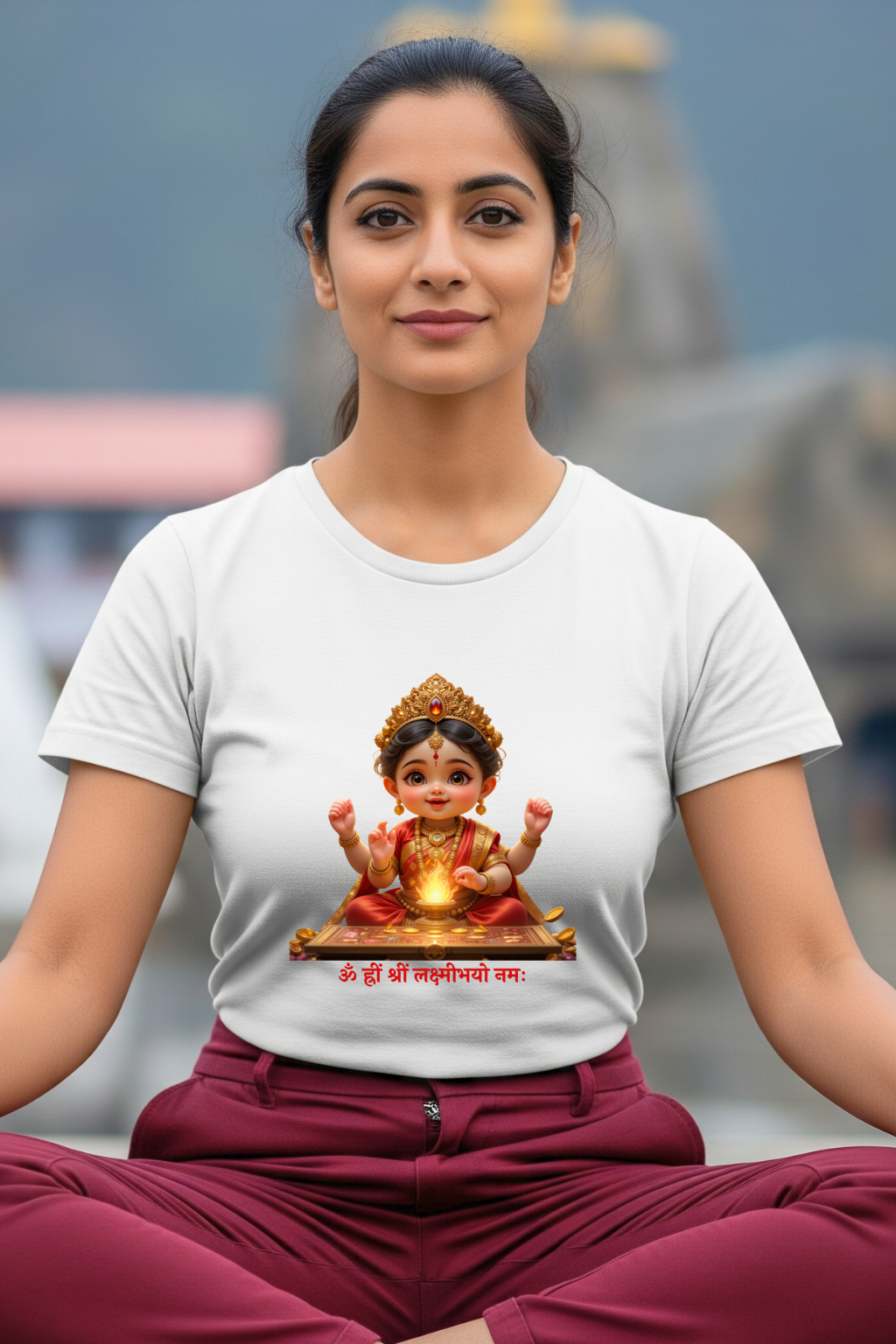 Cute Maa Lakshmi Graphic T-Shirt
