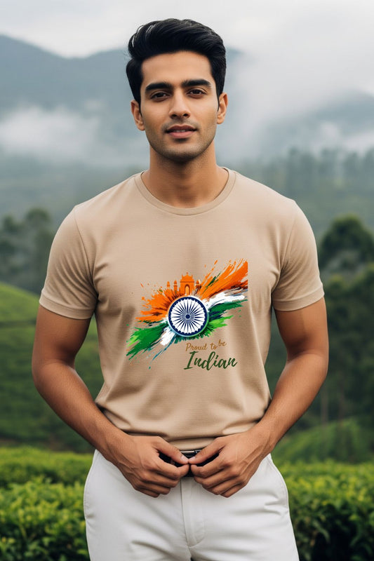 Proud To Be Indian T-Shirt | Patriotic Desi Graphic Tee