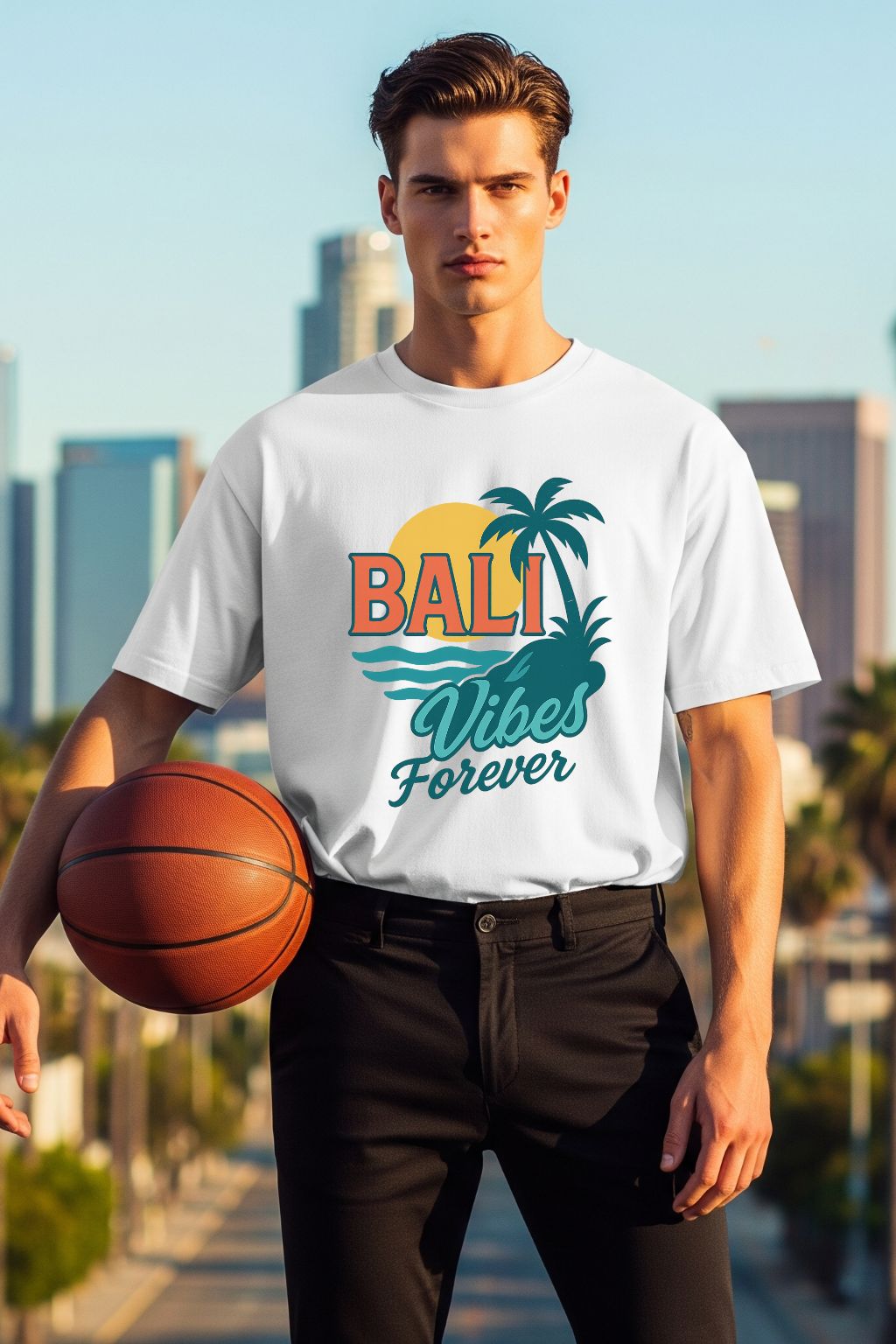 Bali_Vibes_Forever_White_Oversized_T-shirt