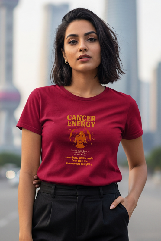 Cancer Energy Women’s T-shirt | Trendy Zodiac Tee