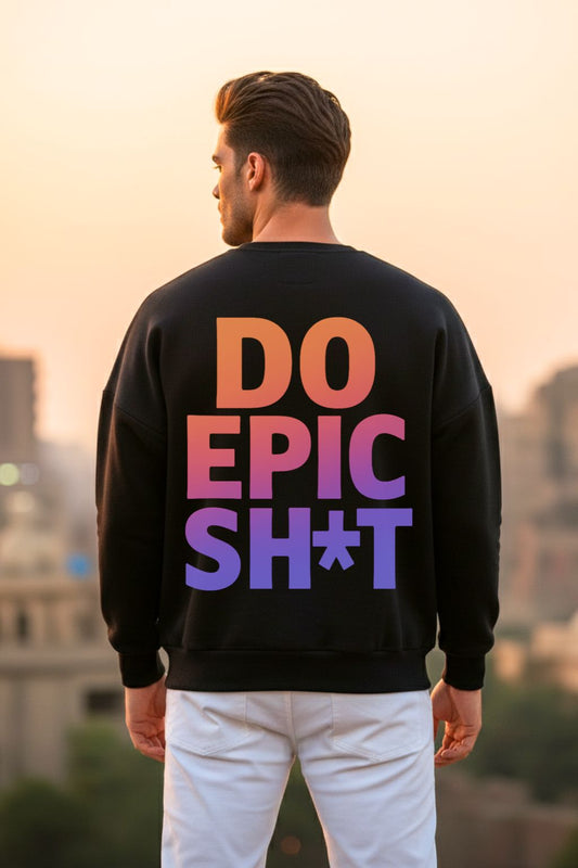 Do_Epic_Energy_Black_Oversized_Sweatshirt-back