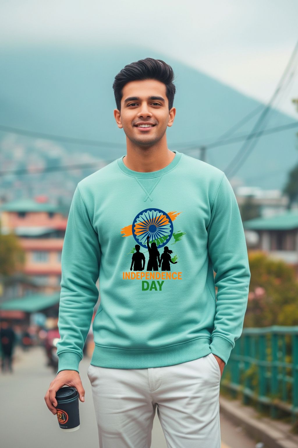 Independence Day Men’s Sweatshirt | Festive Streetwear