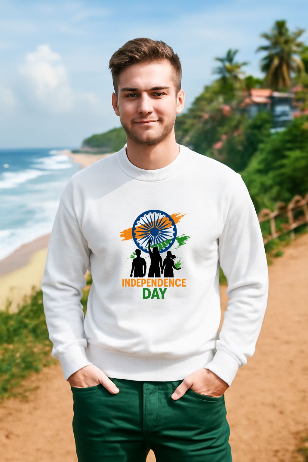 Independence Day Men’s Sweatshirt | Festive Streetwear