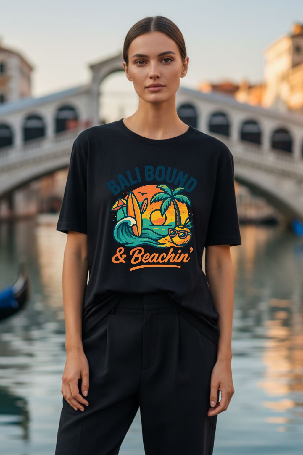 India_To_Bali_Black_Oversized_T-shirt