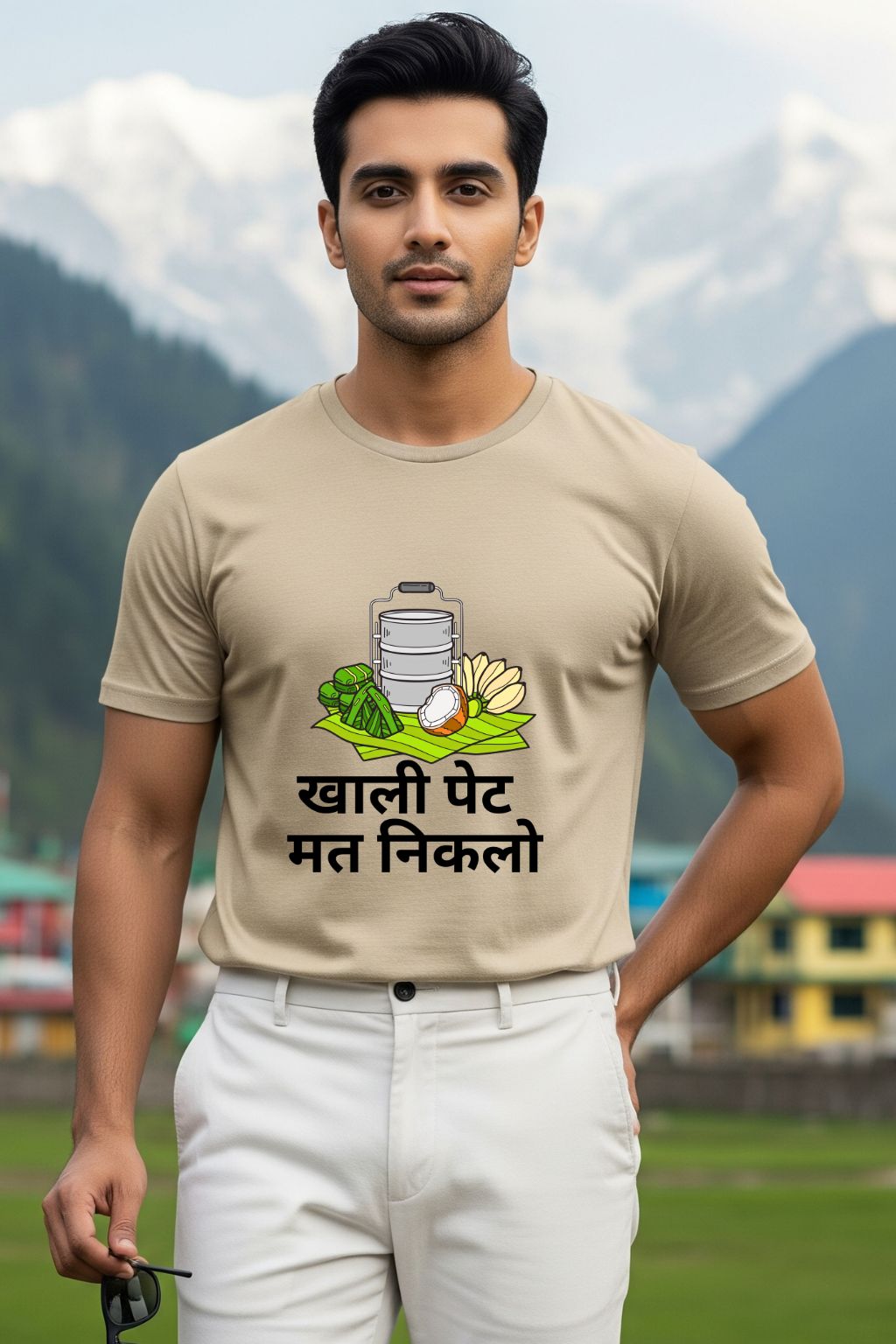 Khaali Pet Mat Niklo T-shirt