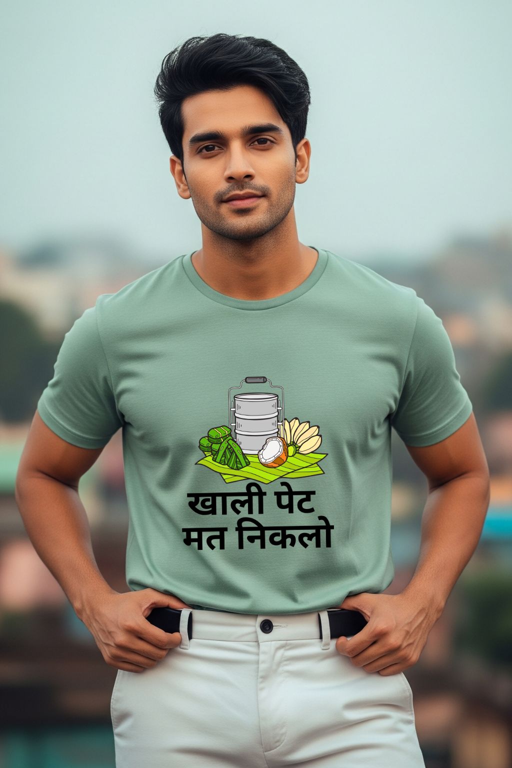Khaali Pet Mat Niklo T-shirt
