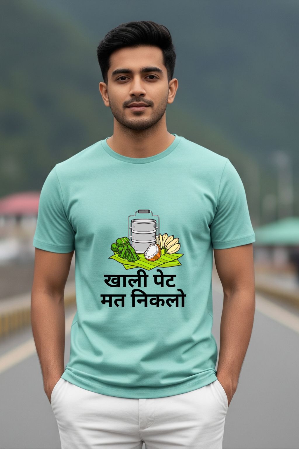 Khaali Pet Mat Niklo T-shirt