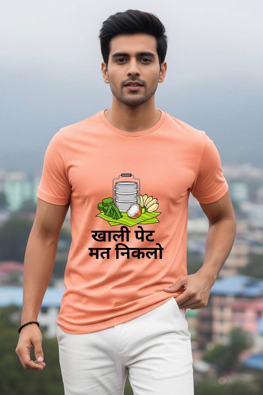 Khaali Pet Mat Niklo T-shirt