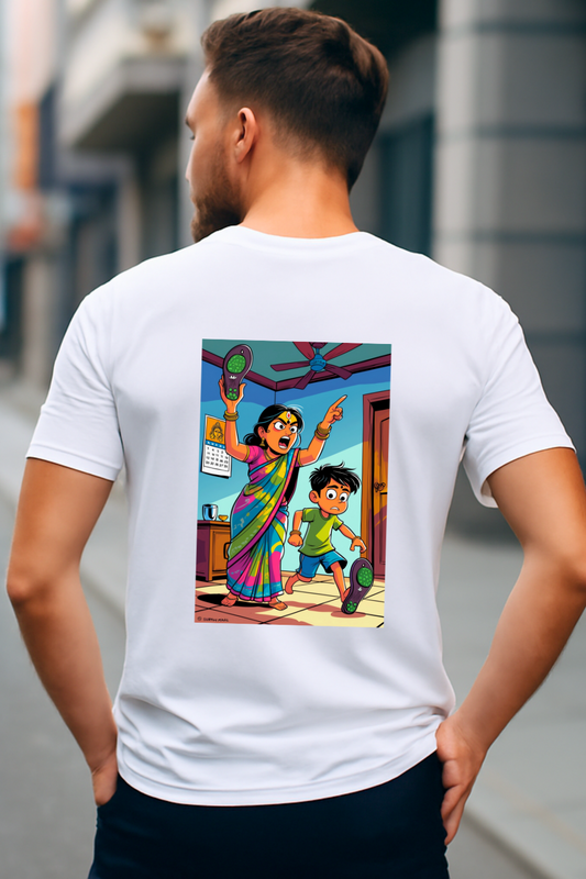 Khaali Pet Mat Niklo T-shirt | Because Indian Moms Don’t Need Logic, They Are Logic