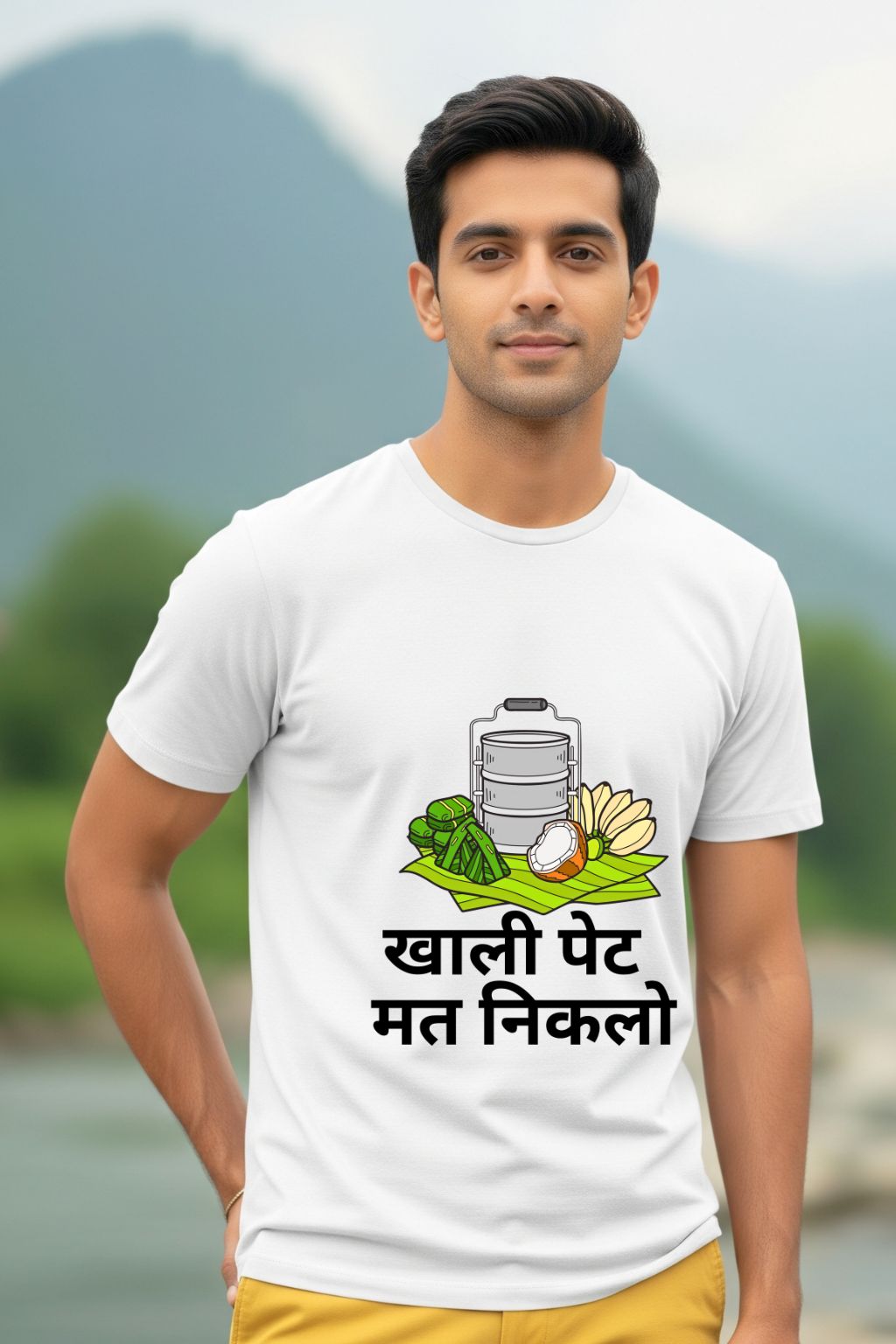 Khaali Pet Mat Niklo T-shirt