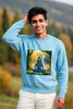 Peaceful Mind Divine Energy Sweatshirt for Men | Lord Shiva Meditation
