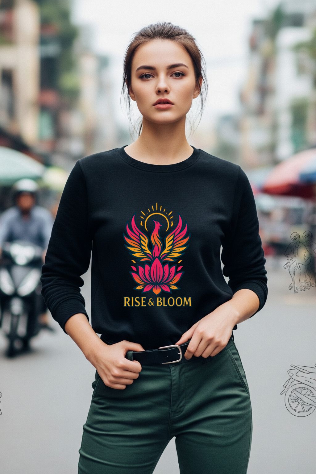 Rise Bloom Women Sweatshirt