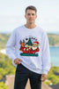 Santa Reindeer Family Oversized Sweatshirt